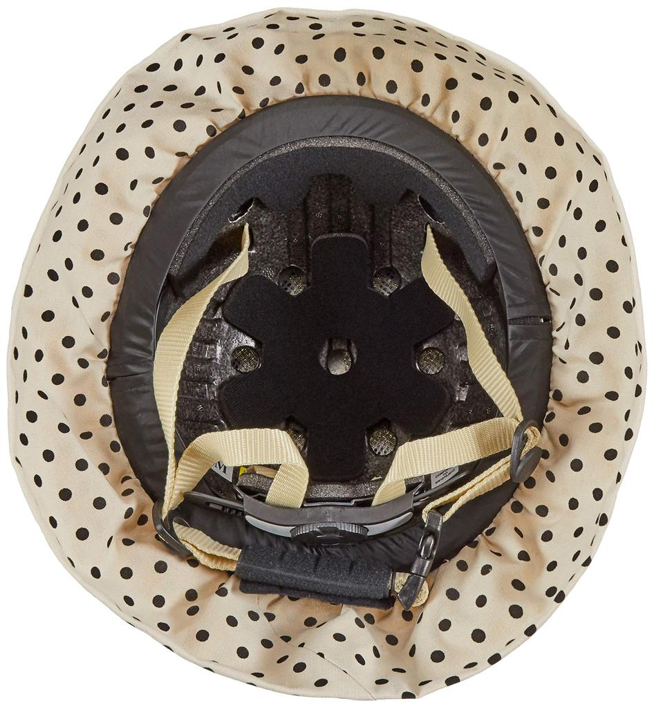 CAPOR Camellia Bicycle Helmet with Interchangeable Dot 154935 Hat, Small, Ivory,