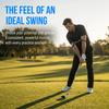 Horn Pole Design Golf Swing Trainer Plastic Material Alignment Aid  Beginner Training