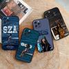 Singer SZA SOS Rapper Phone Case For Apple iPhone 15 14 16 13 12 11 Pro Max Mini 8 7 X XS XR SE Silicone Shockproof Back Cover