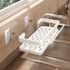 Aluminum Kitchen Storage Rack Sink Drain Rack Sponge Organizer Hanging Soap Drainer Shelf Basket Bathroom Shampoo Shelves