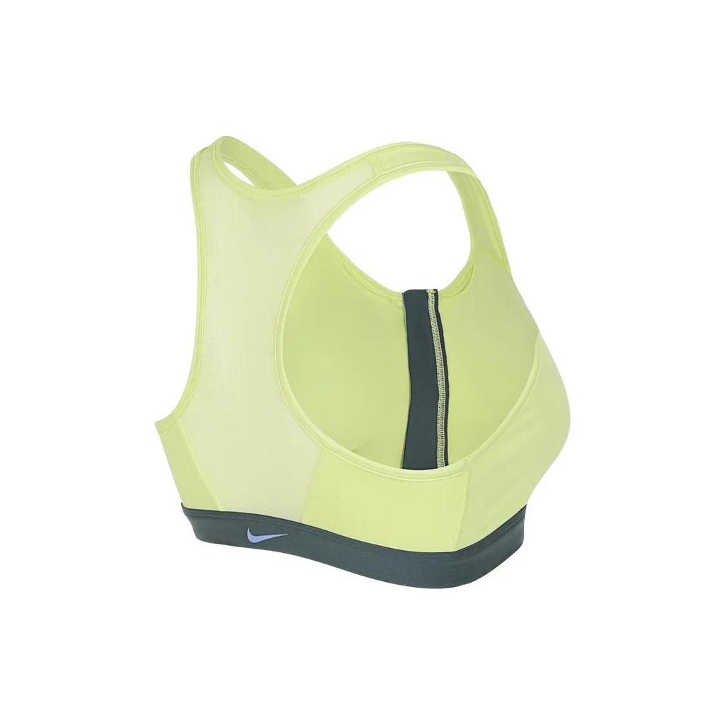 Nike DF SWSH ZIP FRONT BRA Sports Underwear Women's Neon Yellow (Unisex) Sports Underwear DD1206 736