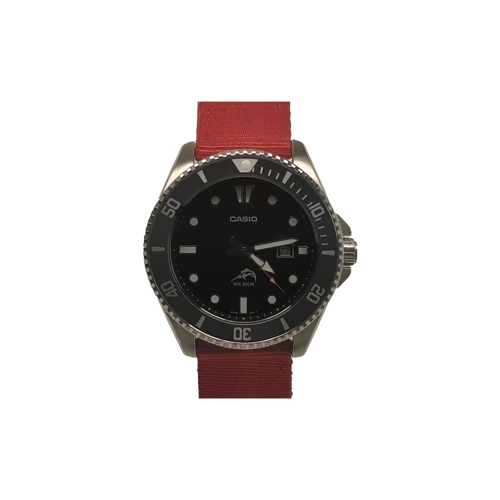 Casio Unisex MŁODZIEŻOWY Czarny Zegarek MDV106-1A(Obejrzyj3--)