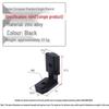 European Aluminum Profile Accessories: Silver Internal Corner & Black Right Angle Connector