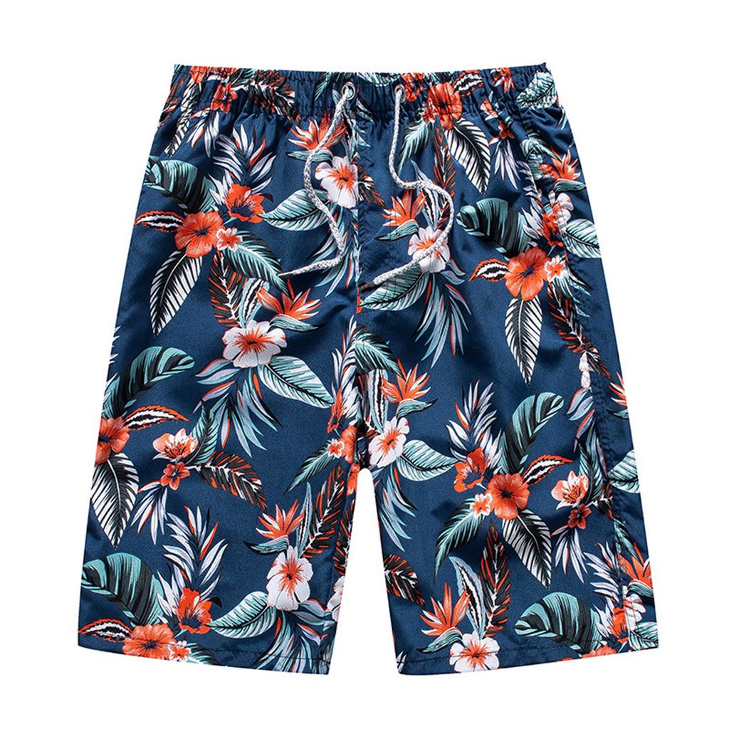 Men's Casual Color Outdoors Pocket Beach Work Trouser  Beach Shorts Pant