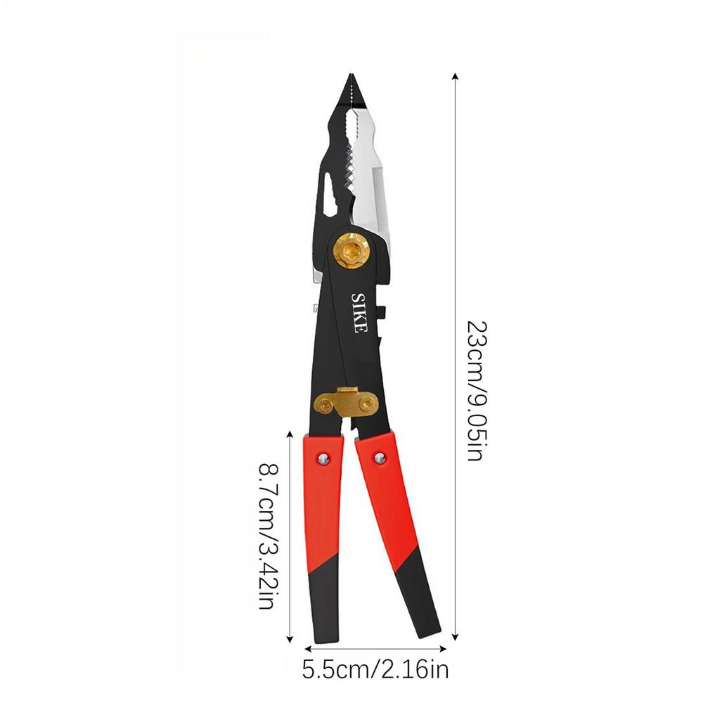 

Wire Stripper Multifunctional Transformable Electrician Wire Stripper Cable Cutter For Factory Garage Workshop Hobbyists