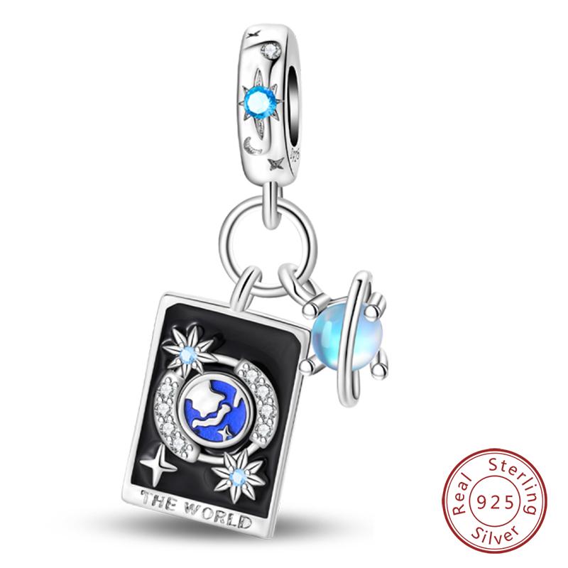 Charms Kupfer Tarotkarte Rad des Schicksals Gerechtigkeit Der Kaiser Anhänger Passend für Armbänder Halskette DIY Schmuck