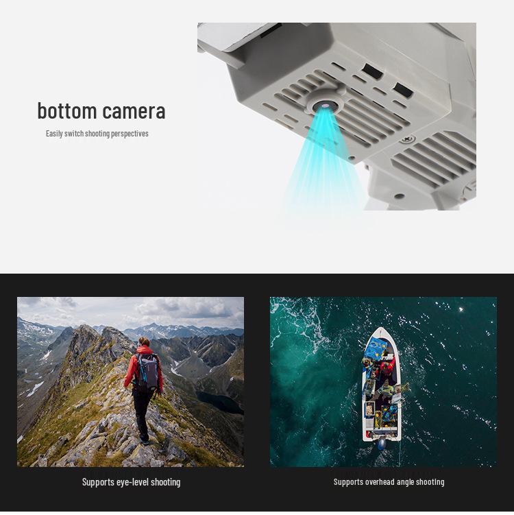 E88 4K Dual Camera Drone for Kids: Aerial Photography Remote Control Quadcopter Toy