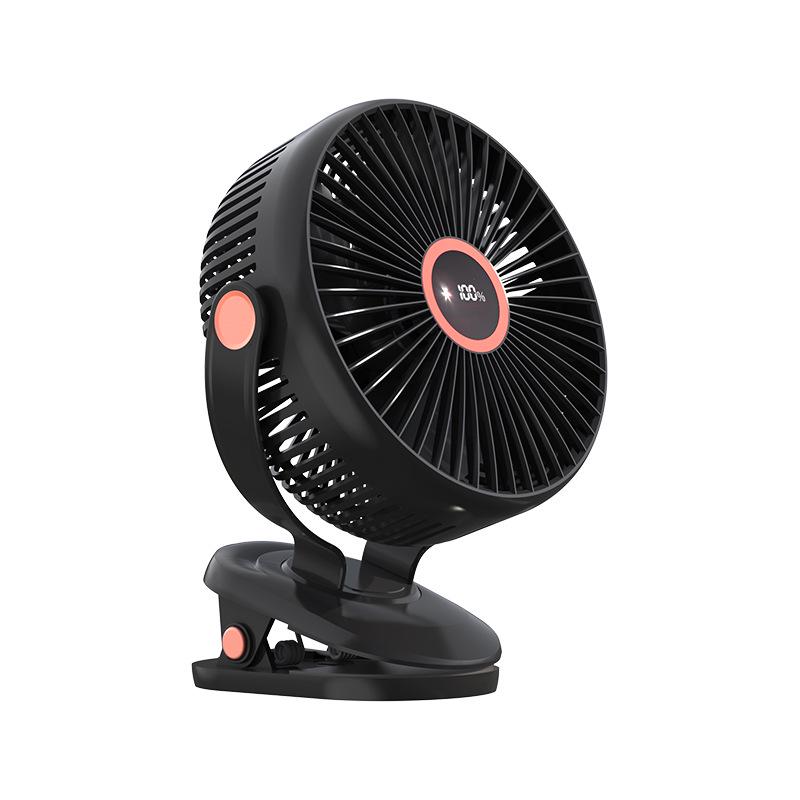 

8-дюймовый USB-вентилятор с клипсой и атмосферной подсветкой: Бесшумный, Высокопроизводительный, Идеален для Настольных ПК Дома или в Офисе. Rechargeable 5000mAh
