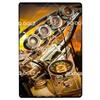 Motor Club Metal Sign Vintage Garage Tin Sign Bar Decor Plaque Pub Bar Decor Metalen Borden Poster Plate Art Poster