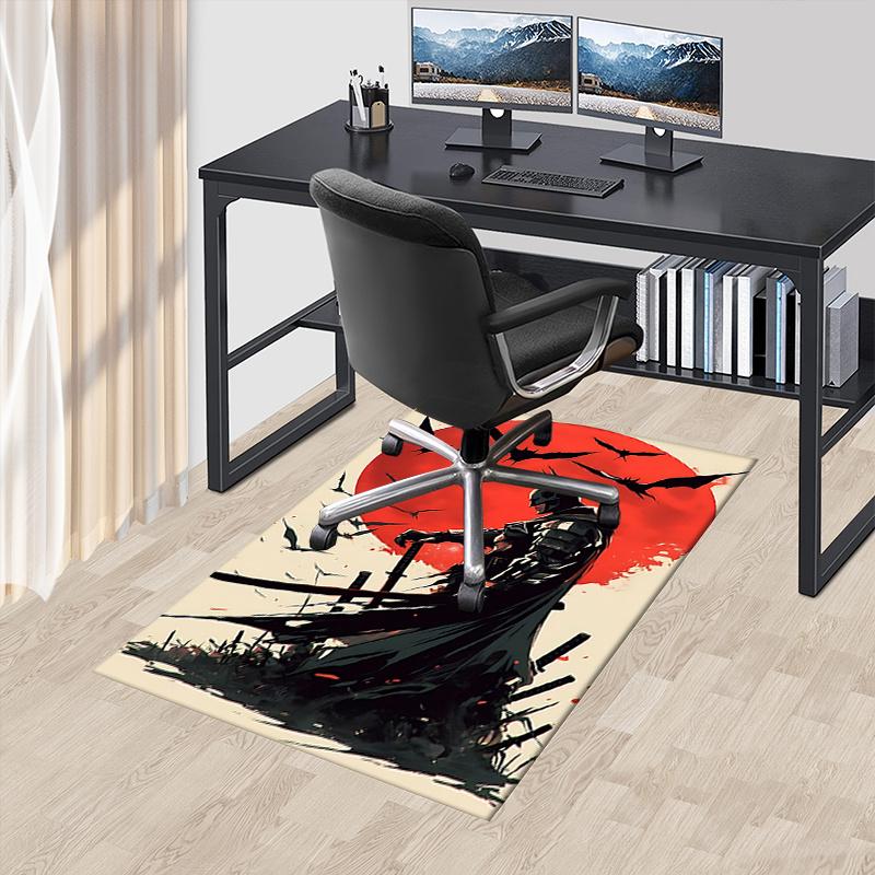 

Batman,Swords Office Carpet Chair Mats, Home Decor Dormitory Floor Protector With Anti-Skid Backing, Large Area Coverage, Christmas Decorati 60cm by 90cm