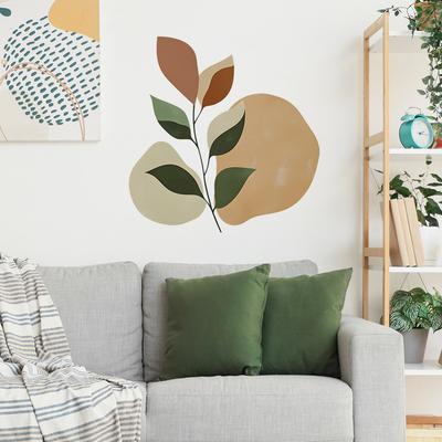 Simple Leaves Bedroom Living Room Home Wall Background Landscaping Decoration Wall Stickers