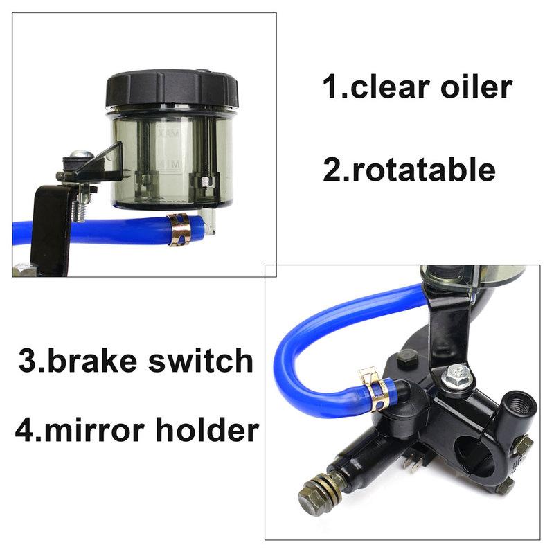 Universal 22mm 7/8 Motorcycle Hydraulic Brake Master Cylinder Clutch Reservoir Levers Motocross for Honda Yamaha Suzuki Kawasaki
