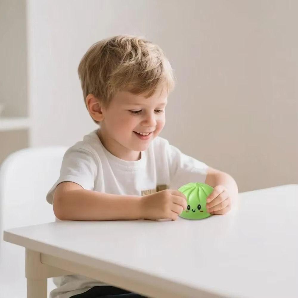 With Steamer Dumplings Squishy Toy Slow Rising Squishy Bun Dumpling Sensory Toy ASMR Lovers