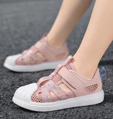Fashion Fashion Children Soft Casual Shoes Girls Light Chunky Air Mesh Sneakers Kid Summer 4 5 6 7 8 Princess Net Sport Footwear Korean