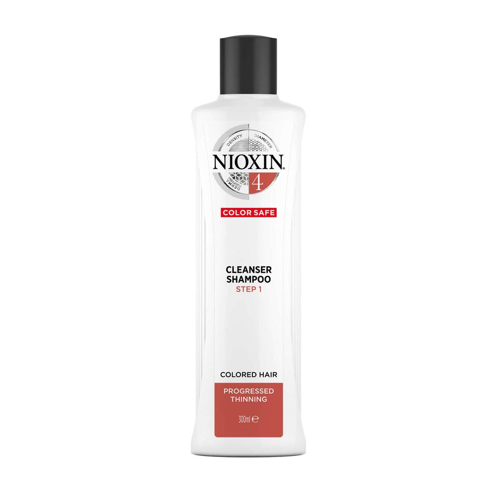 Nioxin System 4 Shampoo for Color-Treated Thinning Hair, 300ml – Professional Hair Care Solution