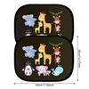 2Pcs Cartoon Car SunShade Side Window Adsorption SunShade Cover Rear Side Auto Window Sunvisor Mesh For Children Adults