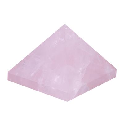 1 ks Růžová Křišťálová Růženínová Pyramidová Řezba Figurky Domácí Dekorace Nábytek