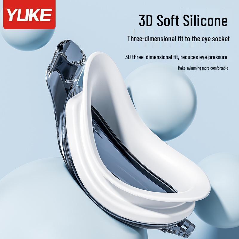 HD Anti-Fog Myopia Swim Goggles & Cap Set - Waterproof, Professional for Men and Women