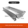 Stainless Steel Water and Feed Trough for Piglets and Fattening Pigs - Durable, Free-Feeding & Drinking Trough