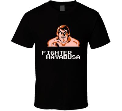 Classic Nintendo Nes Pro Wrestling Fighter Hayabusa Video Game T Shirt