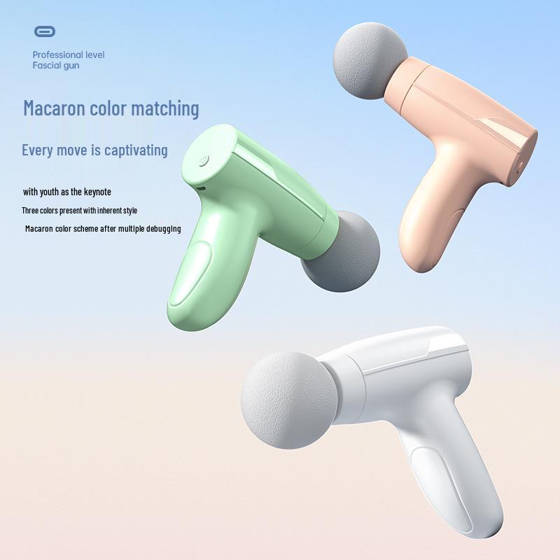 Portable Mini Neck & Muscle Massager - Electric Fitness Vibration Fascia Gun Gift