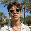 Candy Color Male And Female King Bar Party Decoration Glasses Thai Bangkok Songkran Festival Sunglasses Exaggerated