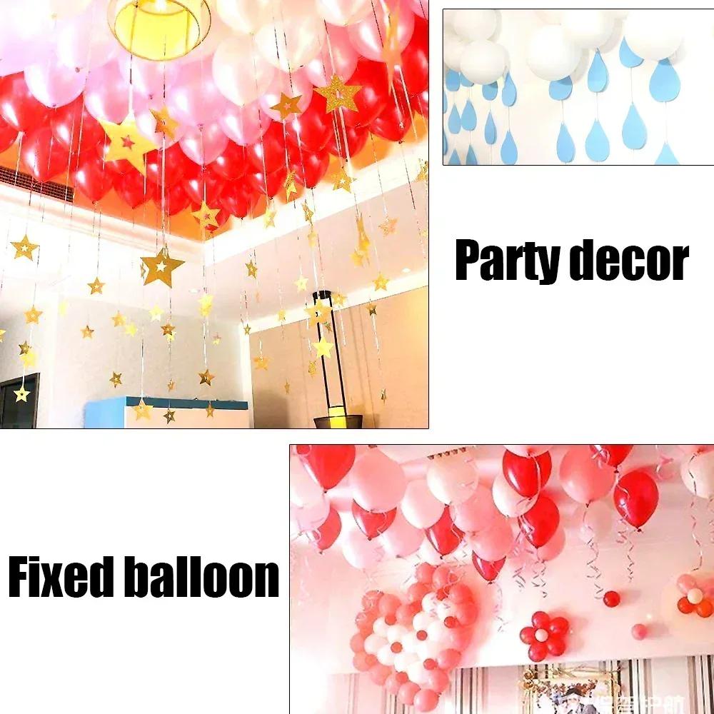 Lots Points Balloon Attachment Glue Dot Wall Stickers Birthday Party Wedding Xmas Decoration Aluminum Film Globos Accessories