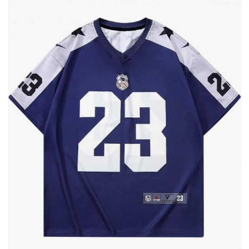 wish2025 cross-border jersey short-sleeved Amazon new hot-selling fashion trend 3D digital printing versatile T-shirt S