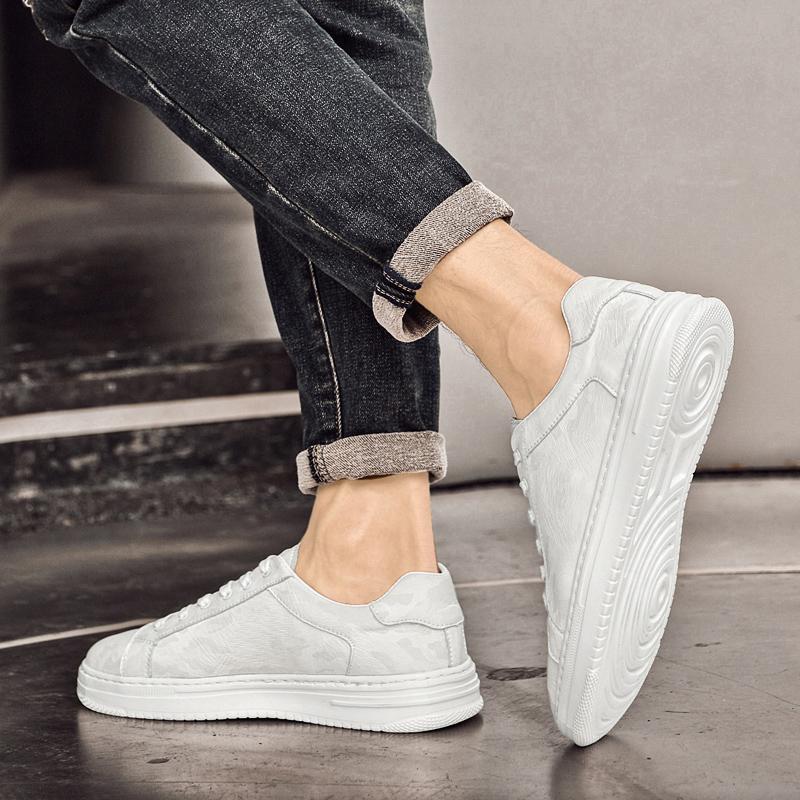 Fashion Breathable Outdoor Sneakers Men Shoes Handmade Leather Dress Flats Casual Shoe Walking Footwear Men Genuine Leather Oxford Shoes