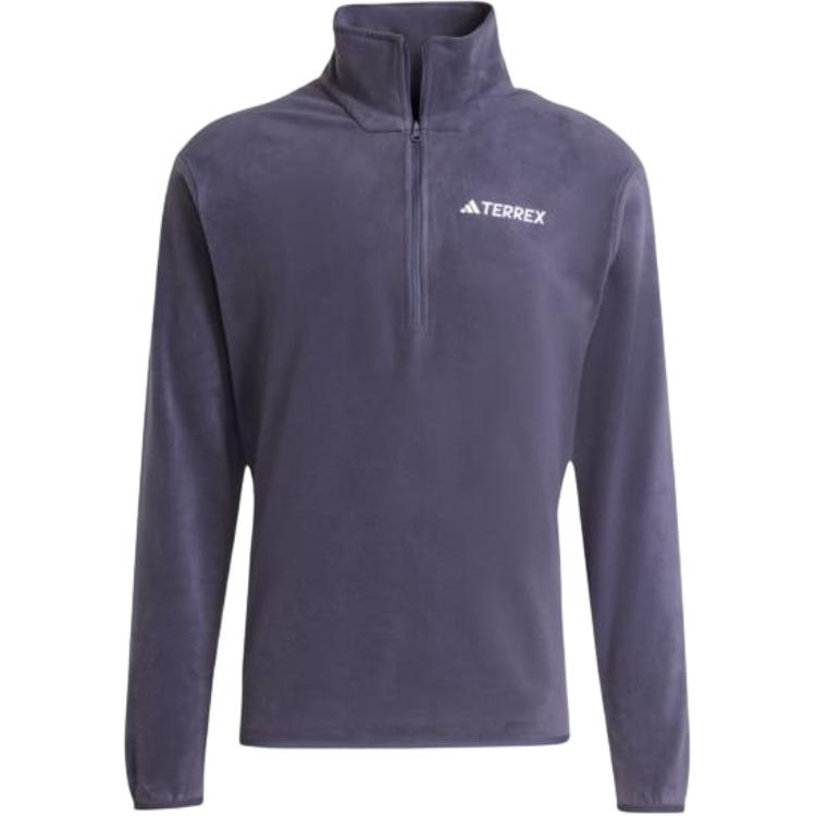 

Adidas Terrex Half-Zip Stand Collar Long Sleeve Jacket Men Jacket Shadow-Navy JM3123 M