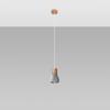 Qubic Pendant Lamp, Gray