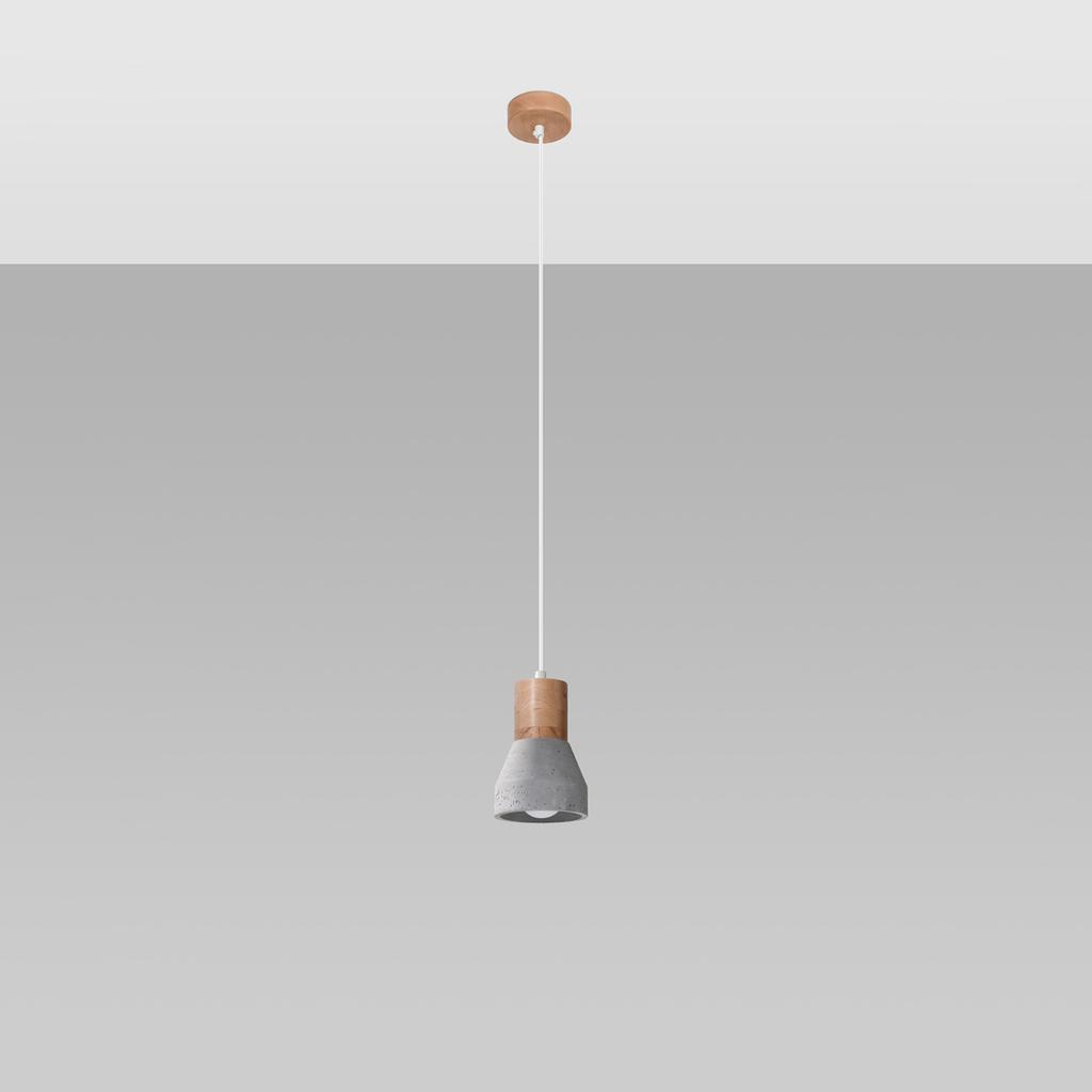 Qubic Pendant Lamp, Gray