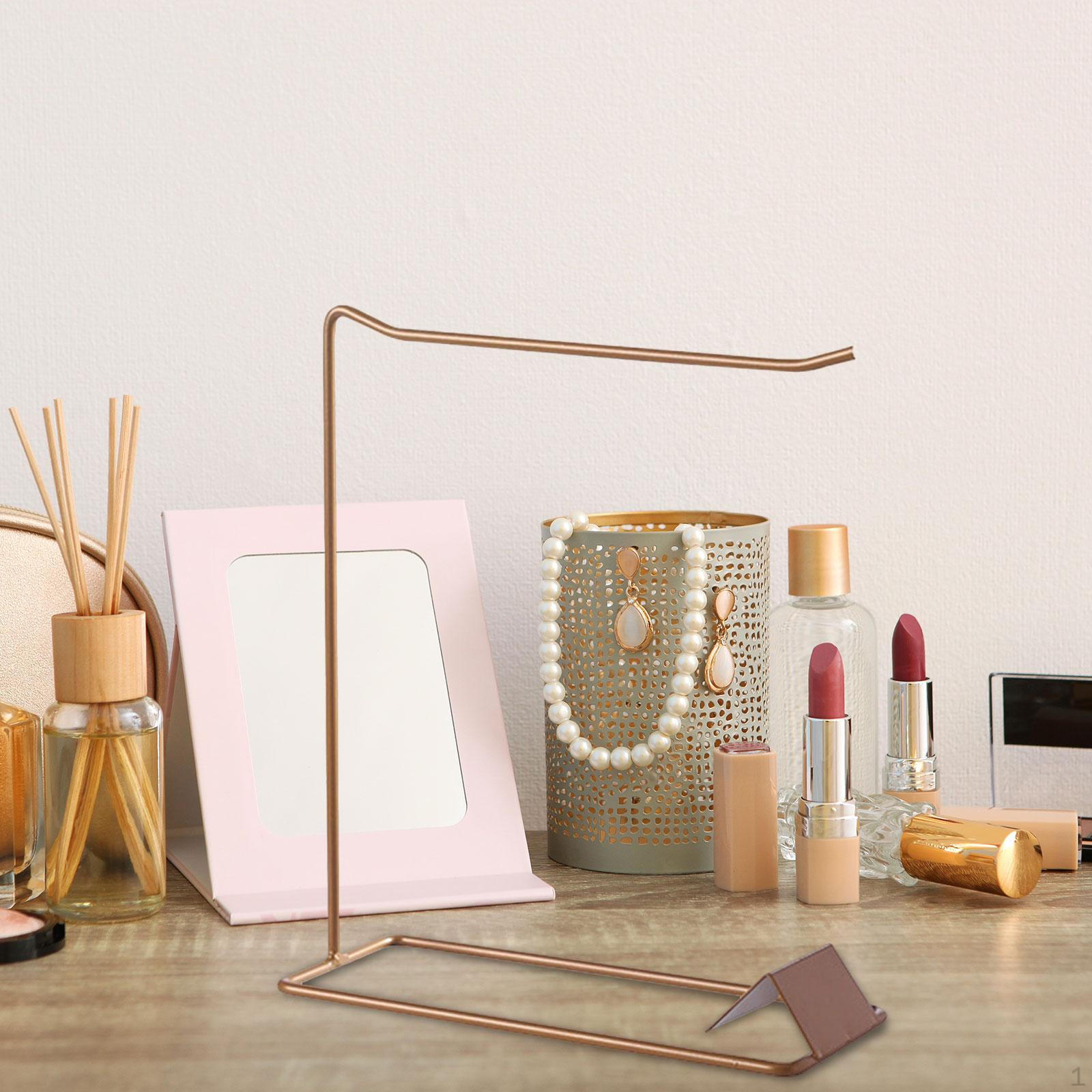 

Органайзер для ювелирных изделий, подставка для серьги, настольный подвесной кулон для ожерелья 1 Row Gold