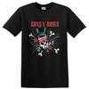 Guns N Roses Skull Rose Rock Metal Music T Shirt Graphic Band Tee