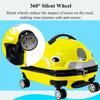20 Inch Kid Riding Trolley Case 3 in 1 Luggage Suitcase Lightweight Cartoon Simulation Car Toy Scooter Trolley Case for Boys Kid