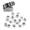 Spots Nailhead Quality for Hat,Bag,Clothes Garment Supplies Sewing Decor Square Rivets DIY Studs