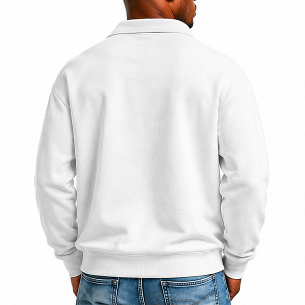 Men's Fashion -lined Long-Sleeved Sweatshirt For Winter (with pockets)