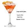 High-Stemmed Cocktail & Martini Glass Set - Creative Internet Celebrity Design