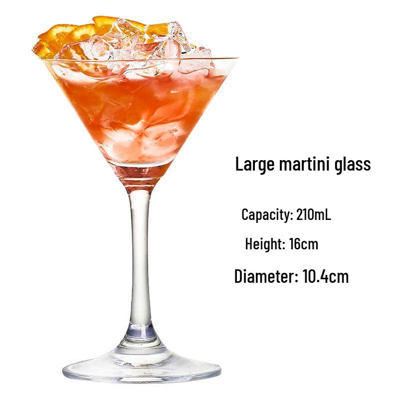 High-Stemmed Cocktail & Martini Glass Set - Creative Internet Celebrity Design