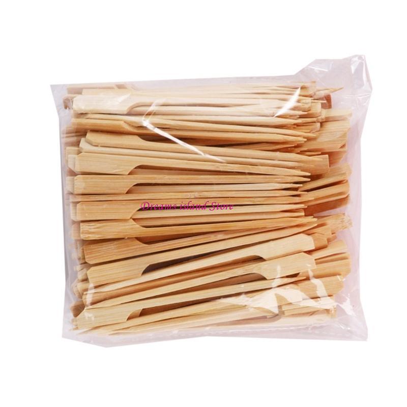 100 Pack Essential Skewers Pick Decorations Skewers Essential Tool HX6C