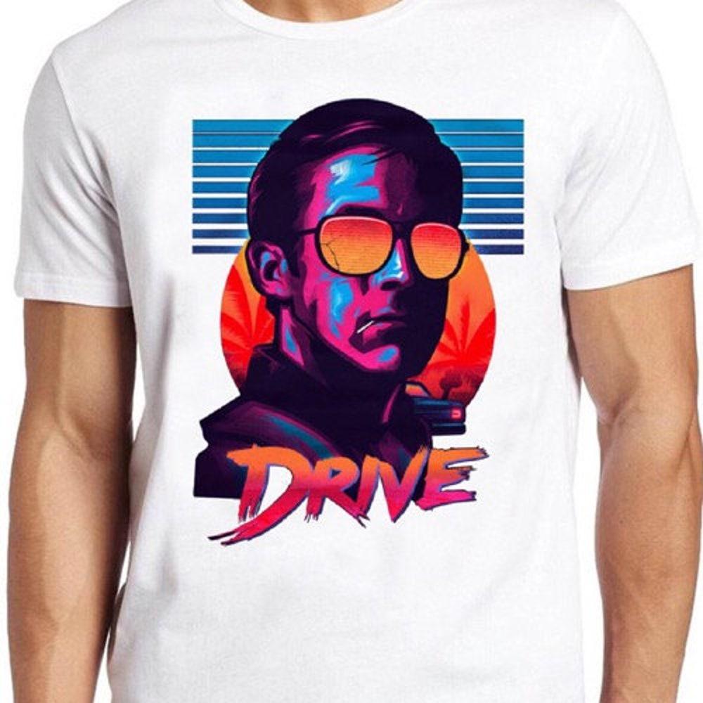 

230GSM 100% Cotton T-Shirt Drive T Shirt Bike Cult Movie Film Road Driver Cool Gift Tee 263