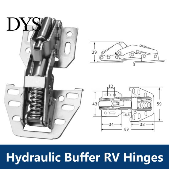 Concealed Hinge 4 Inch Hydraulic High Strength Sturdy Spring Cupboard Door Furniture Hardware for Household