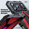 Military Grade Heavy Armor Metal Phone Case for For Iphone 17 16 15 14 13 Pro 16E 17E Max  Luxury Shockproof Back Cover Bumper