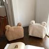 Portable Shell Makeup Bag Storage Bag Cute Plush Makeup Bag Customized Name Handheld Bag with Hand Gift Gift