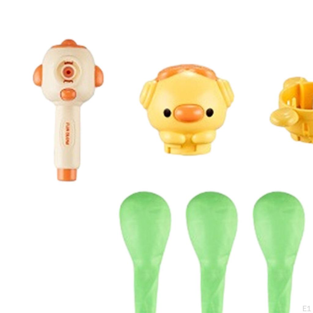 Blow Pipe Balls Balloon Blowing Ball Toy for Children Kids Toddlers Beige