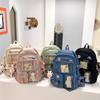 Backpack Female Student Bag, Primary And Secondary School Student Schoolbag Oxford Cloth Harajuku Backpack Schoolbag