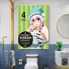 Super Sonico Spiel Selbstklebendes Kunstposter Whitepaper Aufkleber DIY Zimmer Bar Café Wanddeko
