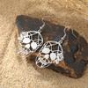 My Shape Gothic Skull Bone Earrings Stainless Steel Dangle Earrings Skeleton Hanging Earrings Cocktail Party Halloween Jewelry