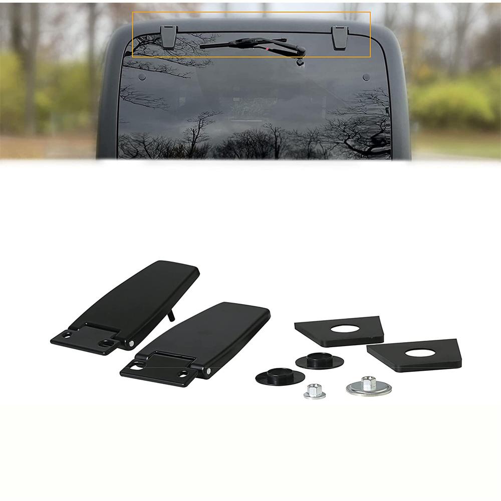 Stainless Rear Liftgate Window Hinges Set 926-119 For Jeep Wrangler YJ TJ 87-06