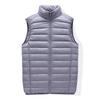 Men's Lightweight Winter Down Vest: Fashionable Stand-up Collar, Sleeveless, Warm Top